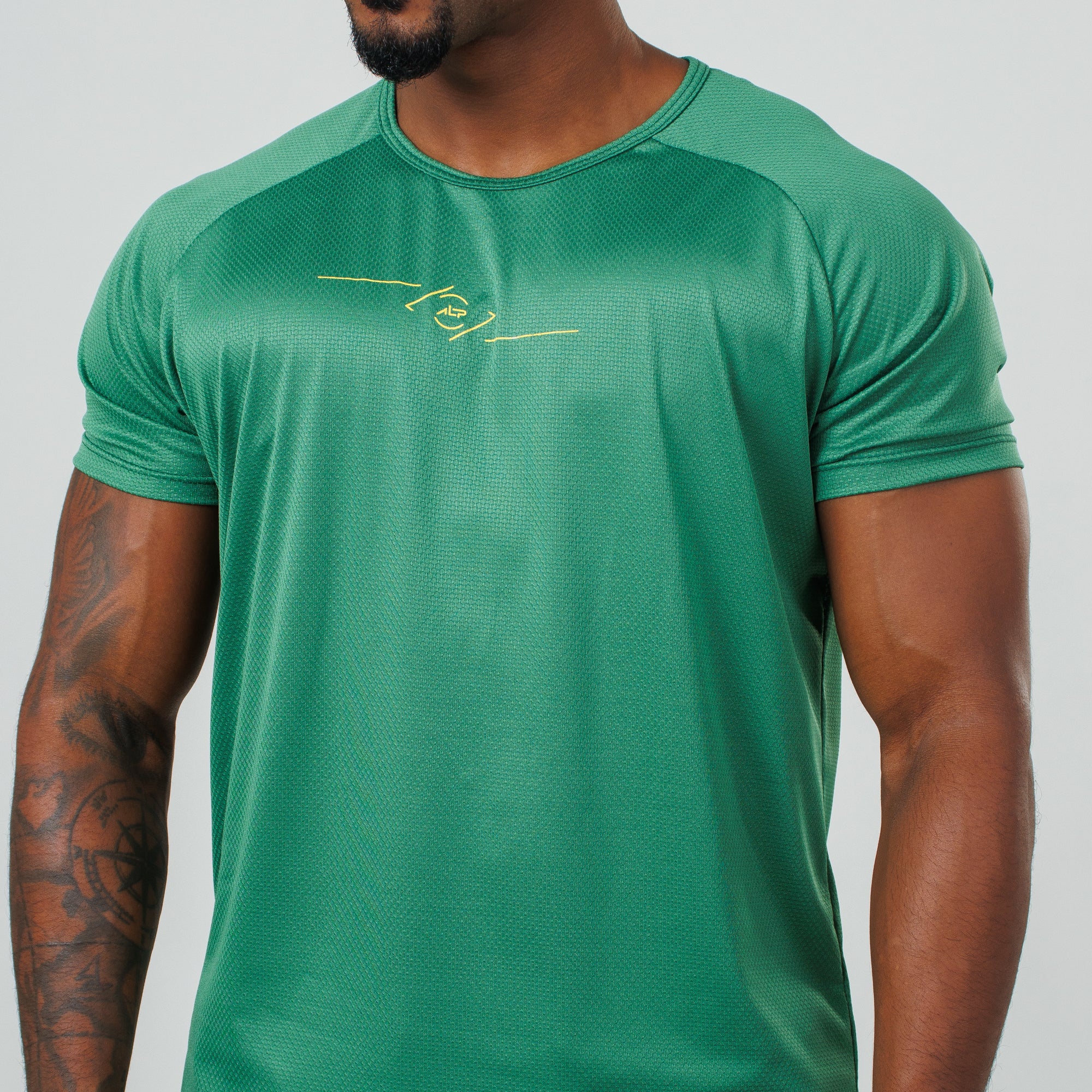 Camiseta Dry Fit Progresso Verde Grama