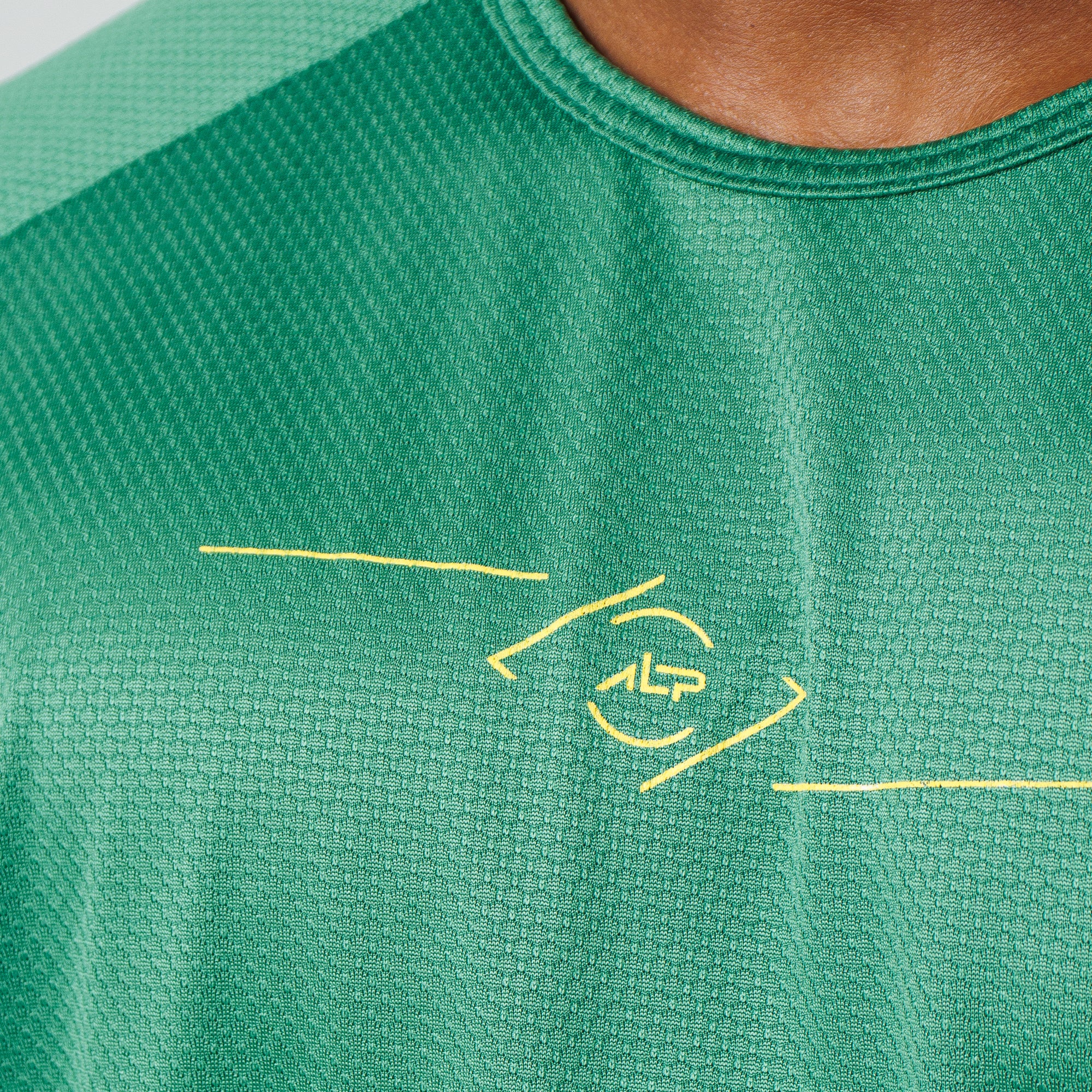 Camiseta Dry Fit Progresso Verde Grama