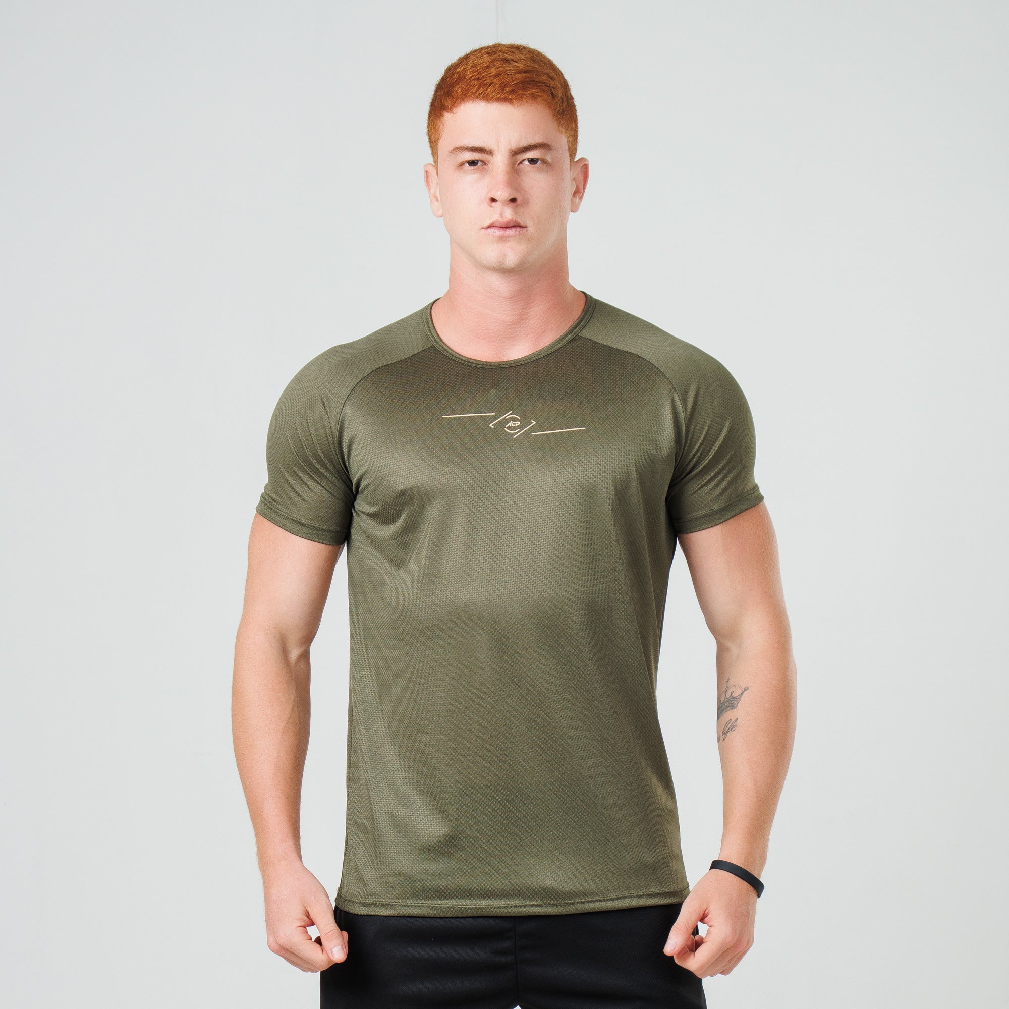 Camiseta Dry Fit Progresso Verde Uva