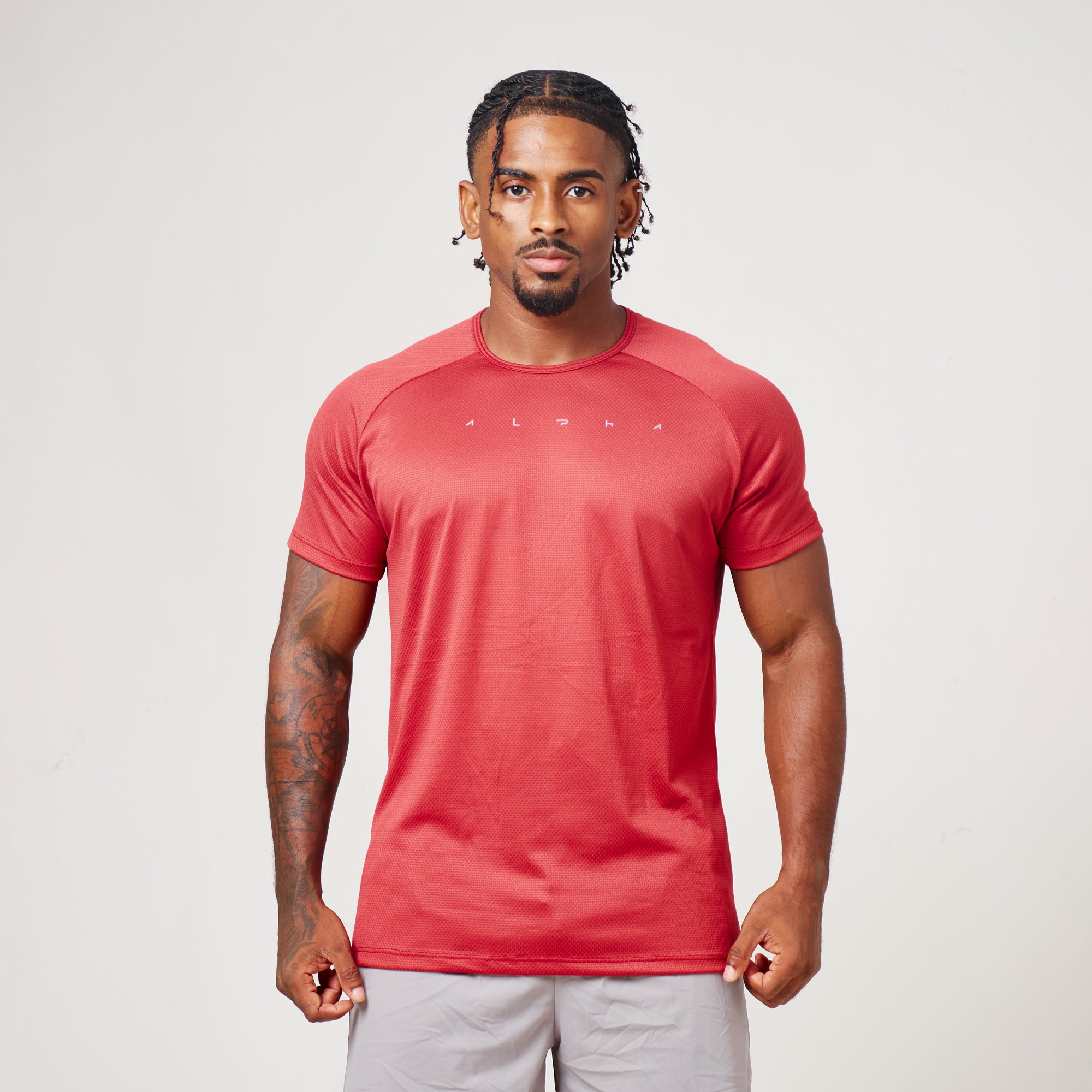 Camiseta Dry Fit Space Horizon Vermelho Mercúrio