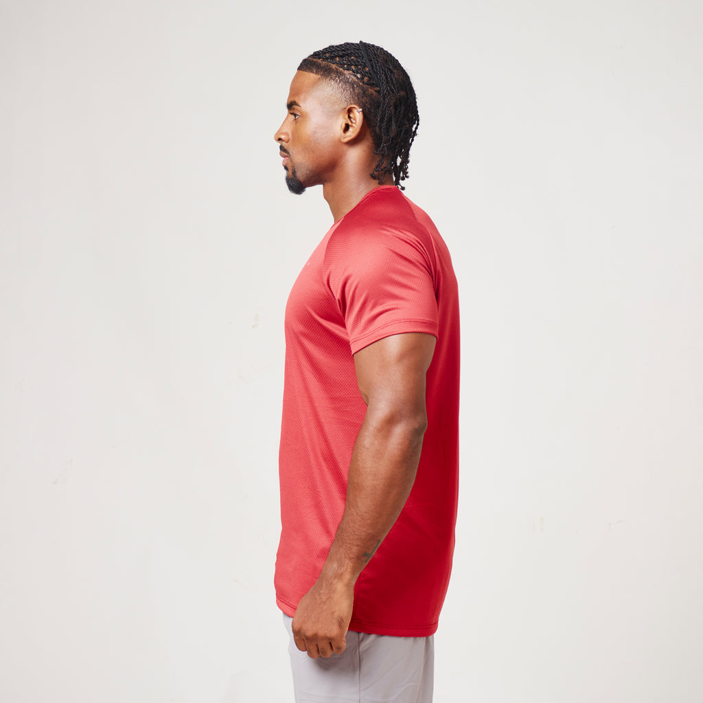 Camiseta Dry Fit Space Horizon Vermelho Mercúrio