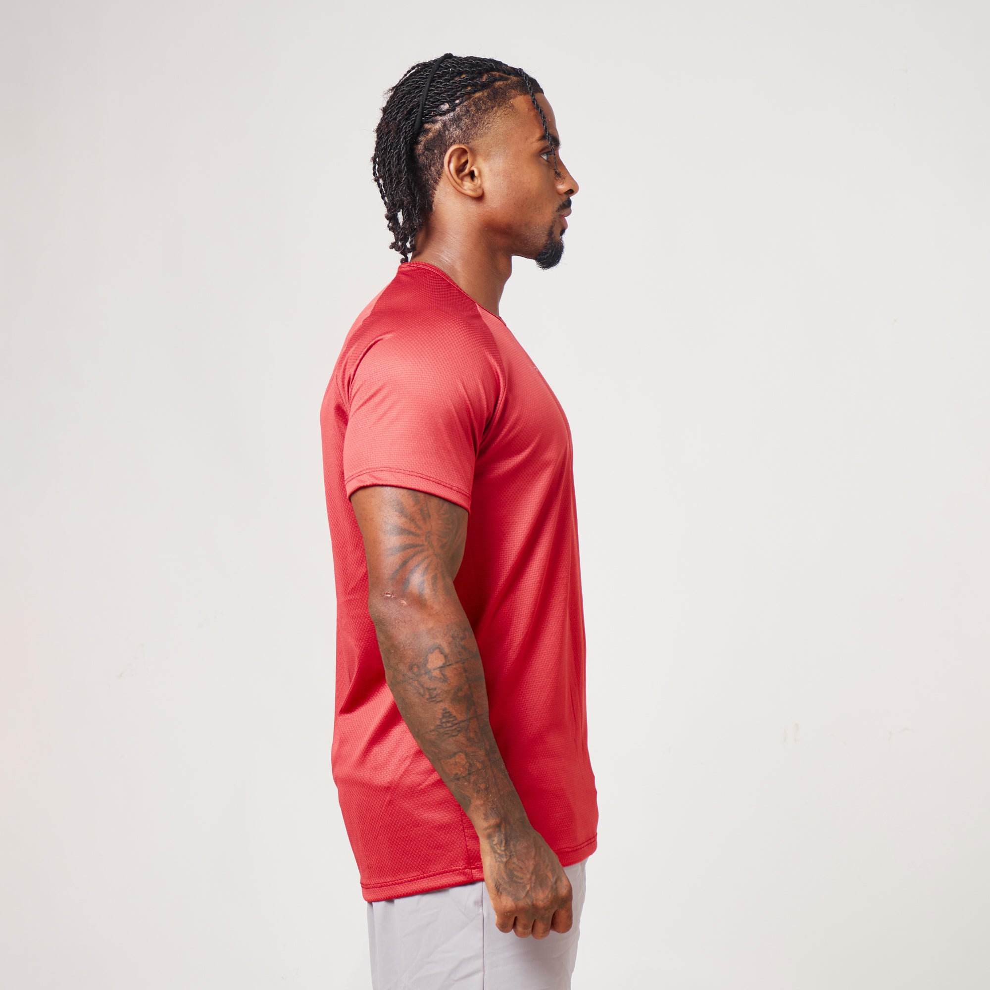 Camiseta Dry Fit Space Horizon Vermelho Mercúrio