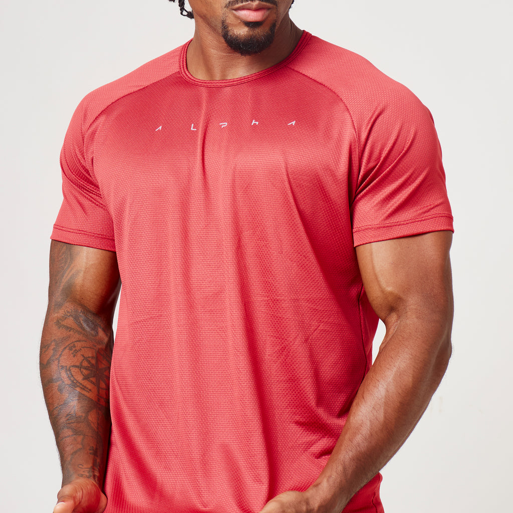 Camiseta Dry Fit Space Horizon Vermelho Mercúrio