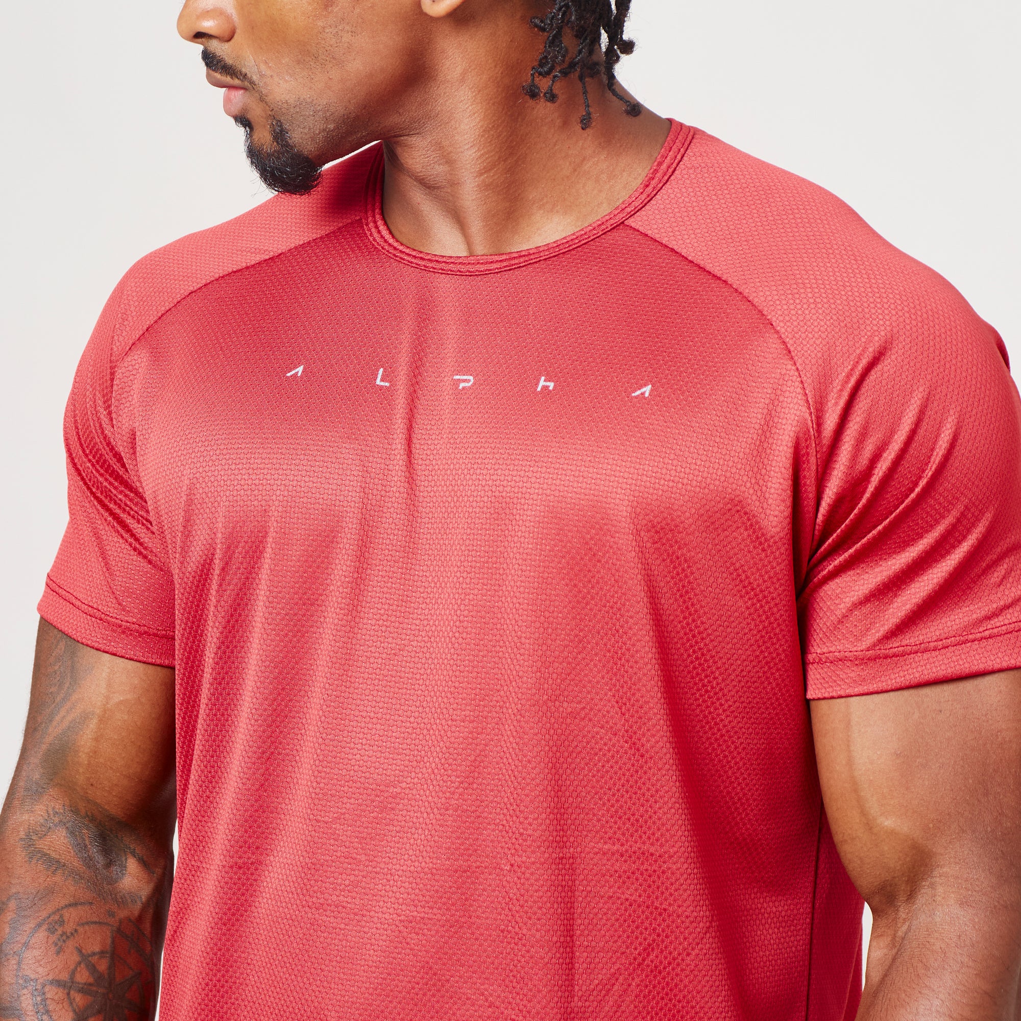 Camiseta Dry Fit Space Horizon Vermelho Mercúrio