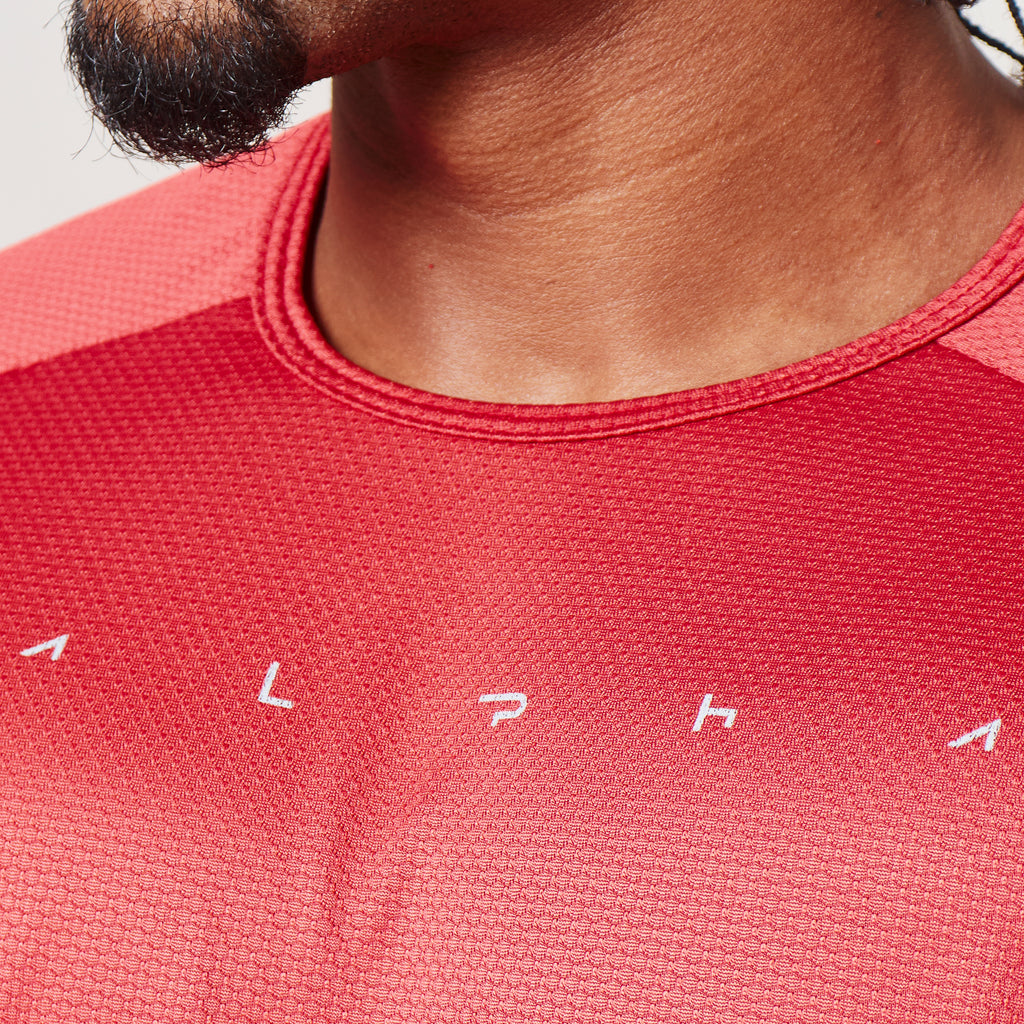 Camiseta Dry Fit Space Horizon Vermelho Mercúrio