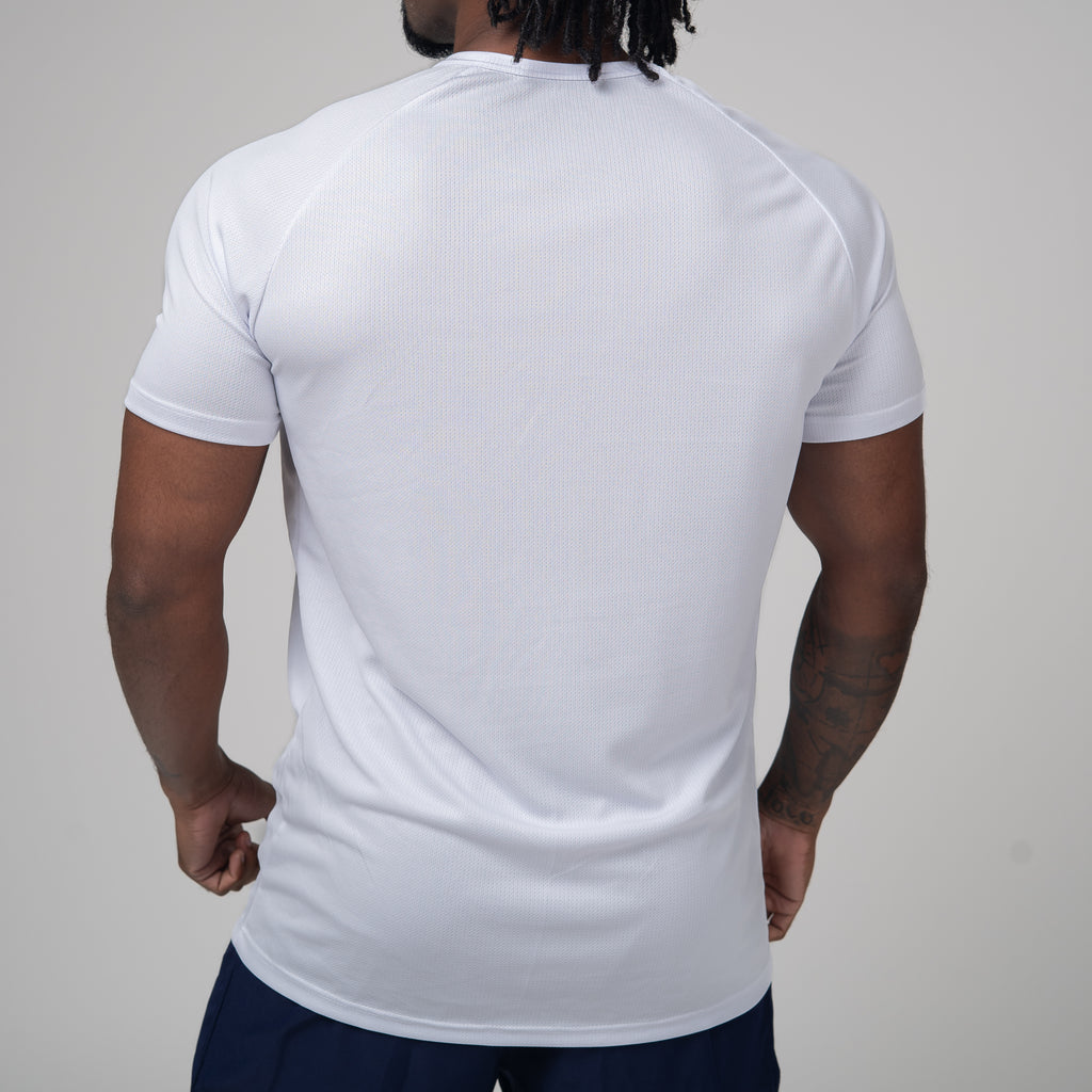 Camiseta Dry Fit Tenacity Shoulder Branco
