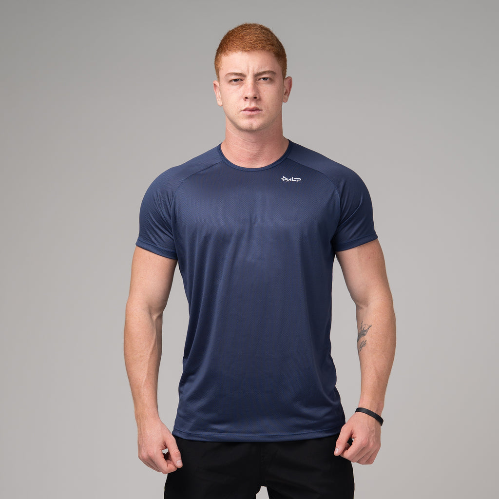 Camiseta Dry Fit Tenacity Shoulder Marinho Ashir