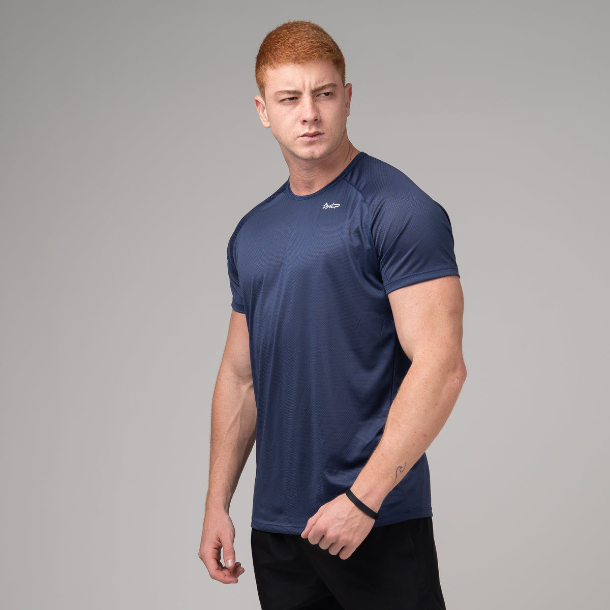 Camiseta Dry Fit Tenacity Shoulder Marinho Ashir