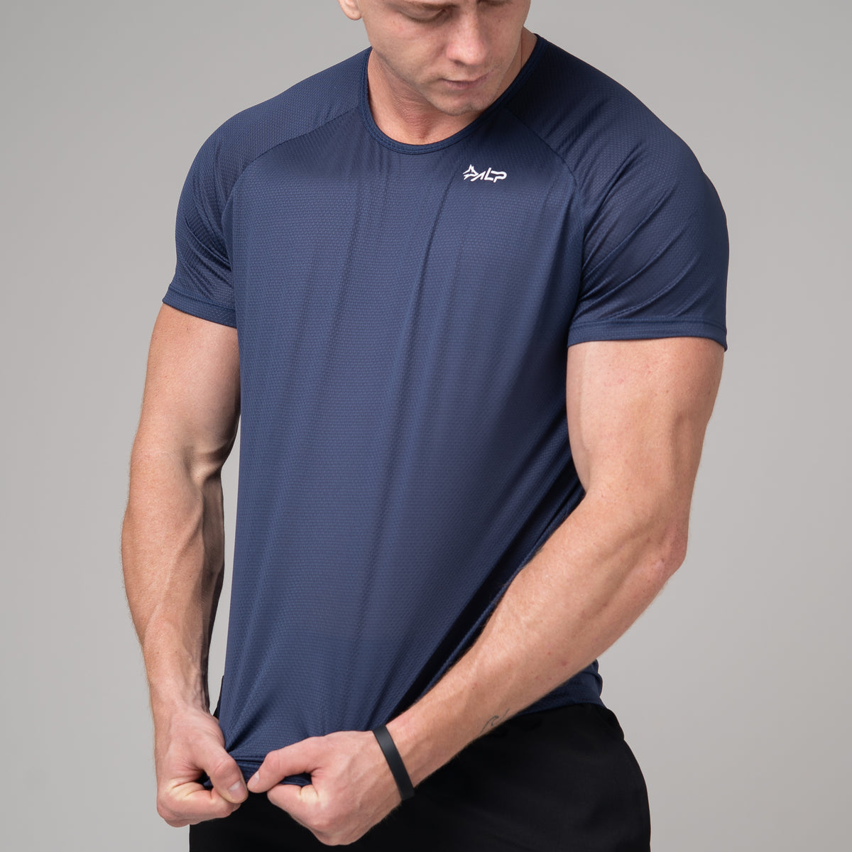 Camiseta Dry Fit Tenacity Shoulder Marinho Ashir