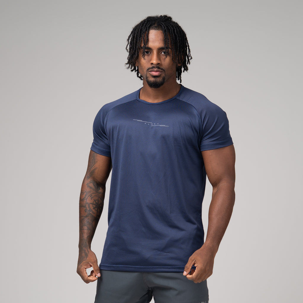 Camiseta Dry Fit Vector Marinho Ashir