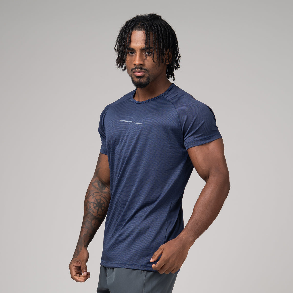 Camiseta Dry Fit Vector Marinho Ashir