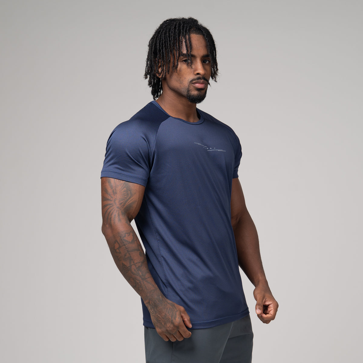 Camiseta Dry Fit Vector Marinho Ashir