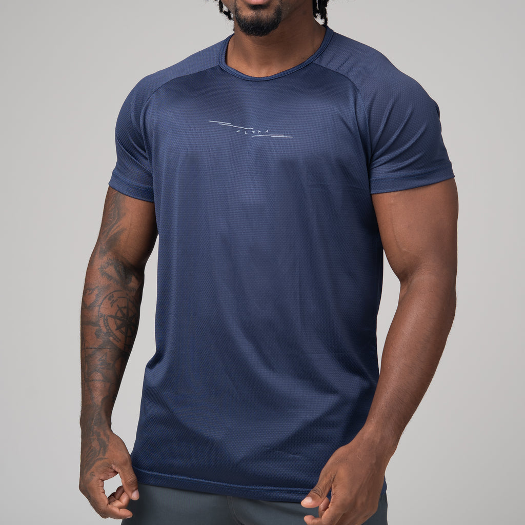 Camiseta Dry Fit Vector Marinho Ashir