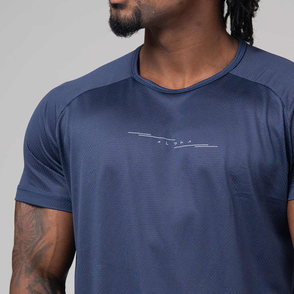 Camiseta Dry Fit Vector Marinho Ashir