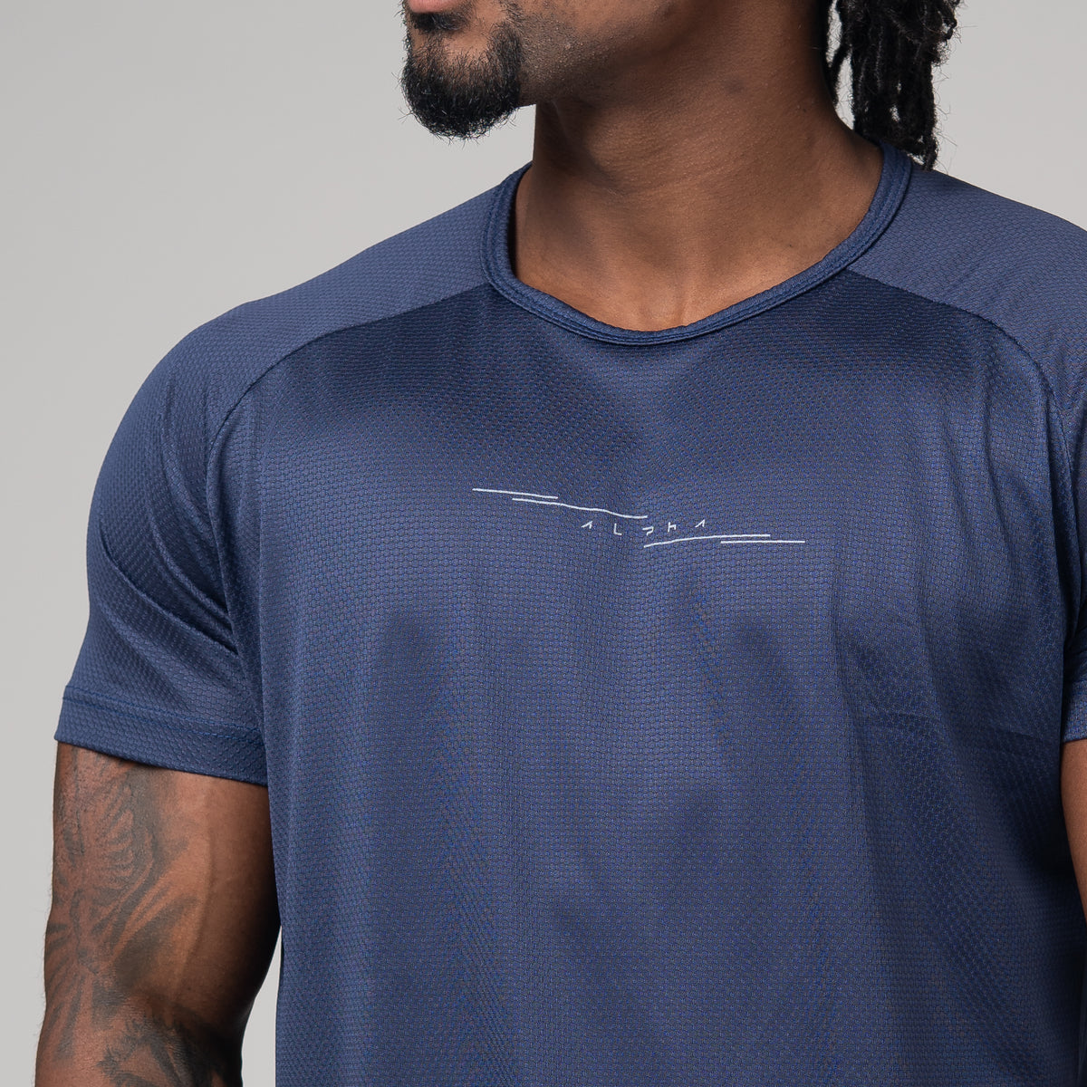 Camiseta Dry Fit Vector Marinho Ashir