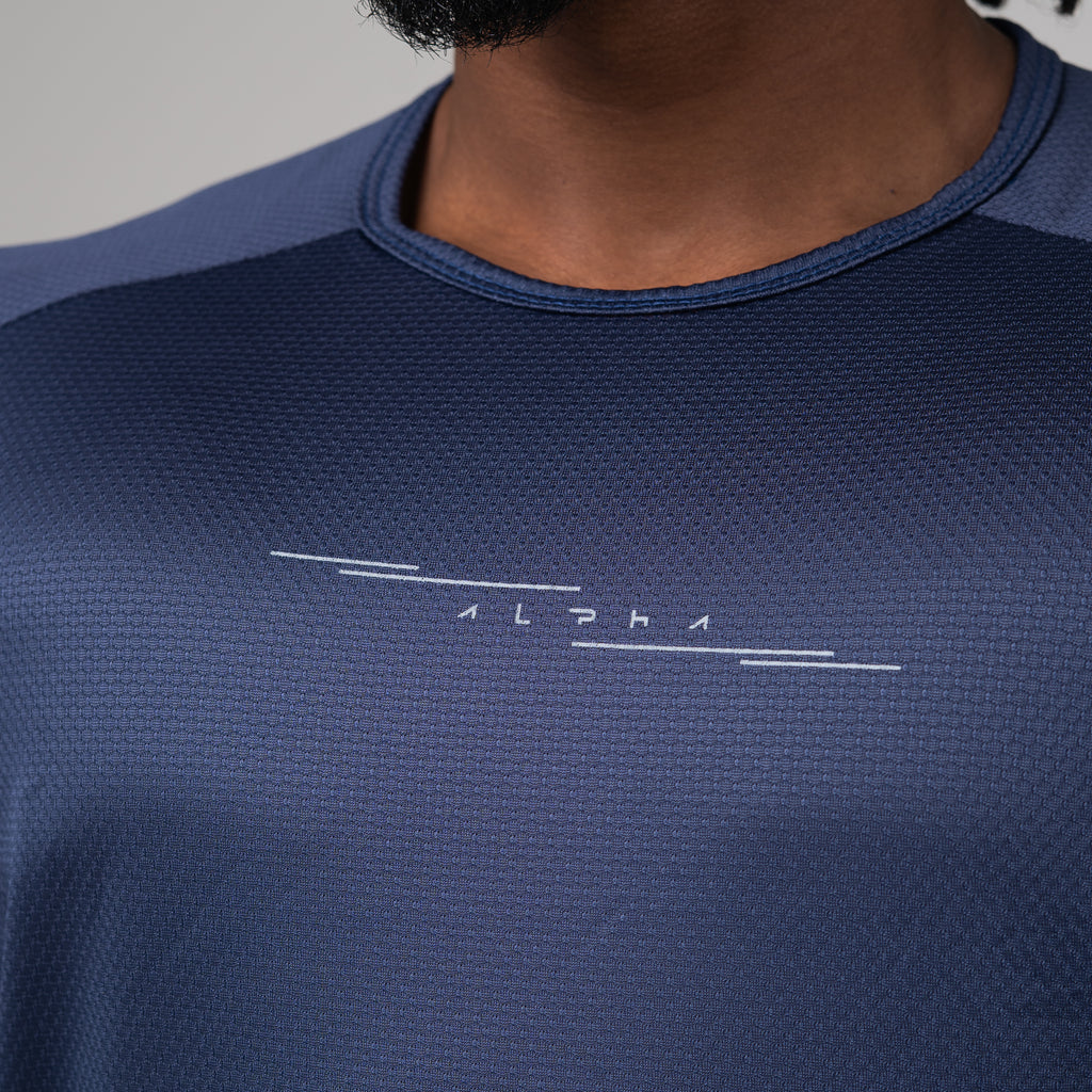 Camiseta Dry Fit Vector Marinho Ashir