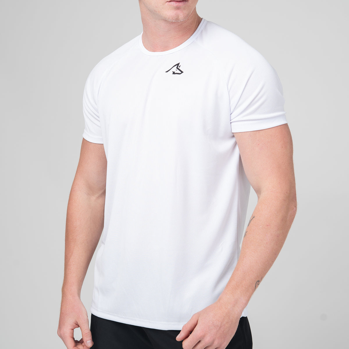 Camiseta Dry Fit Wolf Branco