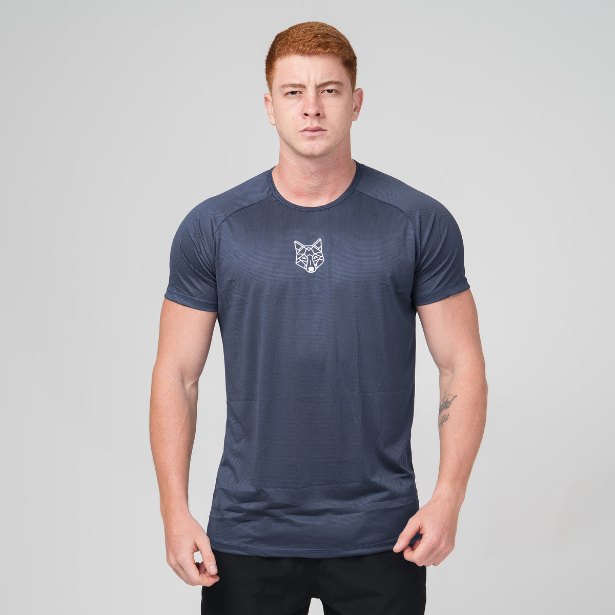 Camiseta Dry Lobo Geometrico Ocean