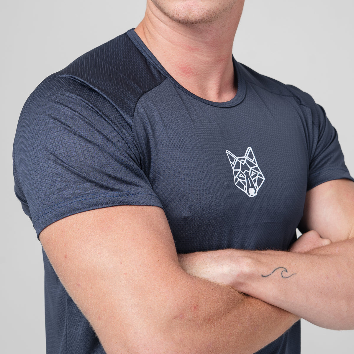 Camiseta Dry Lobo Geometrico Ocean