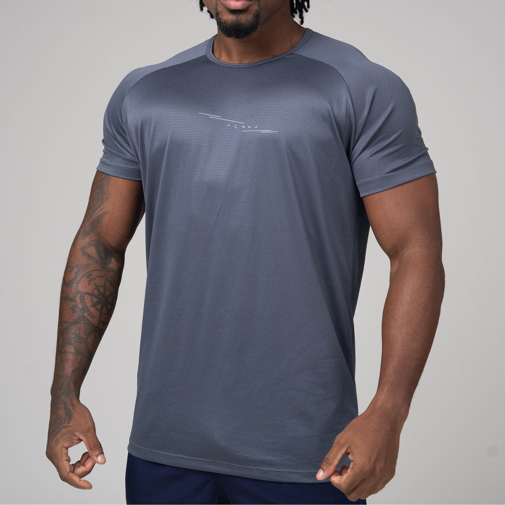 Camiseta Dry Fit Vector Cinza Sombra