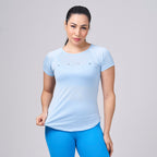 Camiseta Feminina Dry Fit Light Lupus Azul Céu