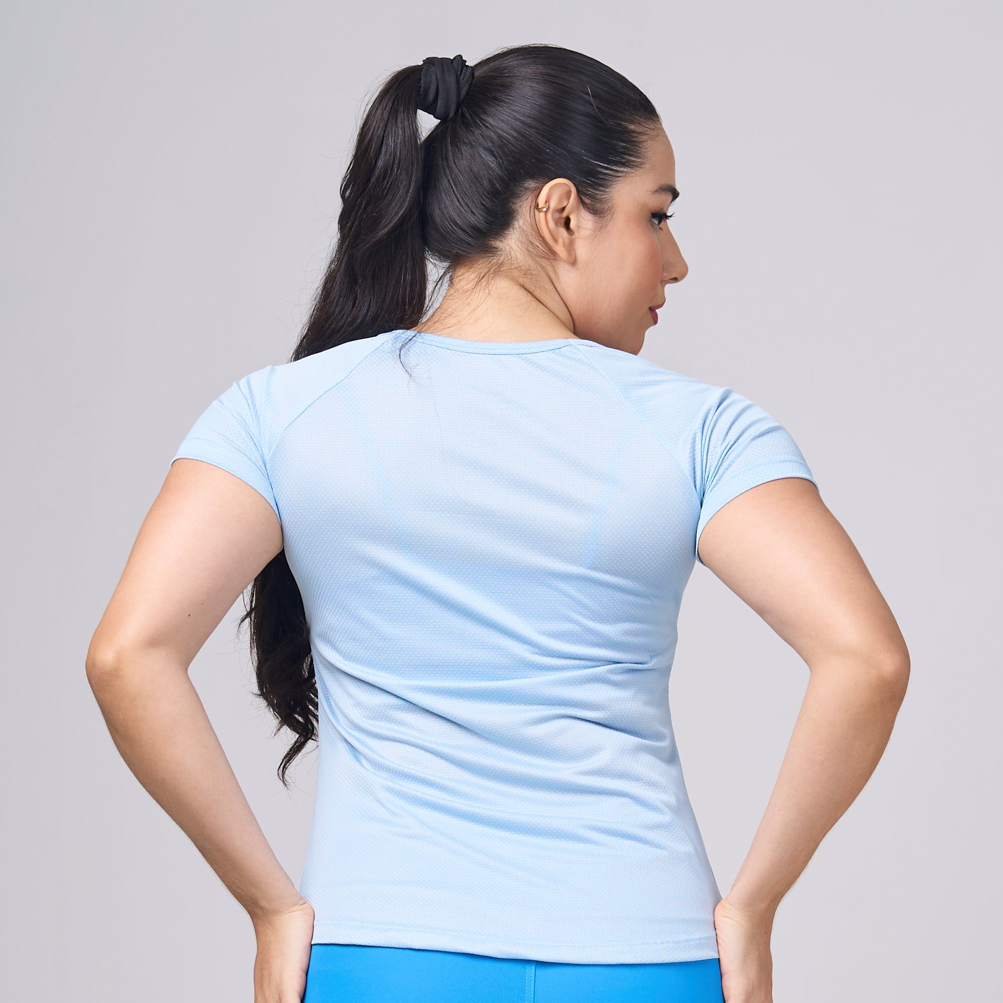 Camiseta Feminina Dry Fit Light Lupus Azul Céu
