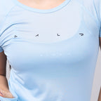 Camiseta Feminina Dry Fit Light Lupus Azul Céu