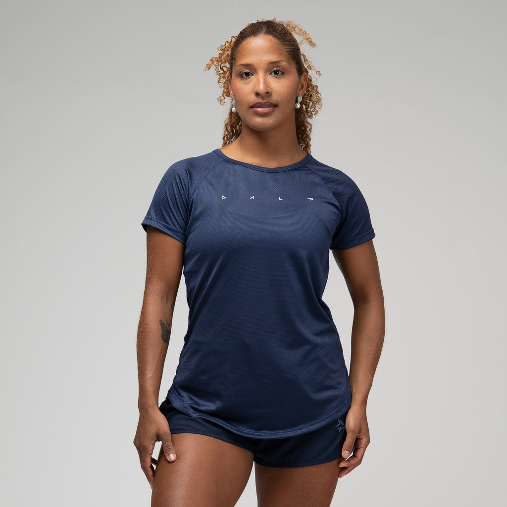 Camiseta Feminina Dry Fit Light Lupus Marinho