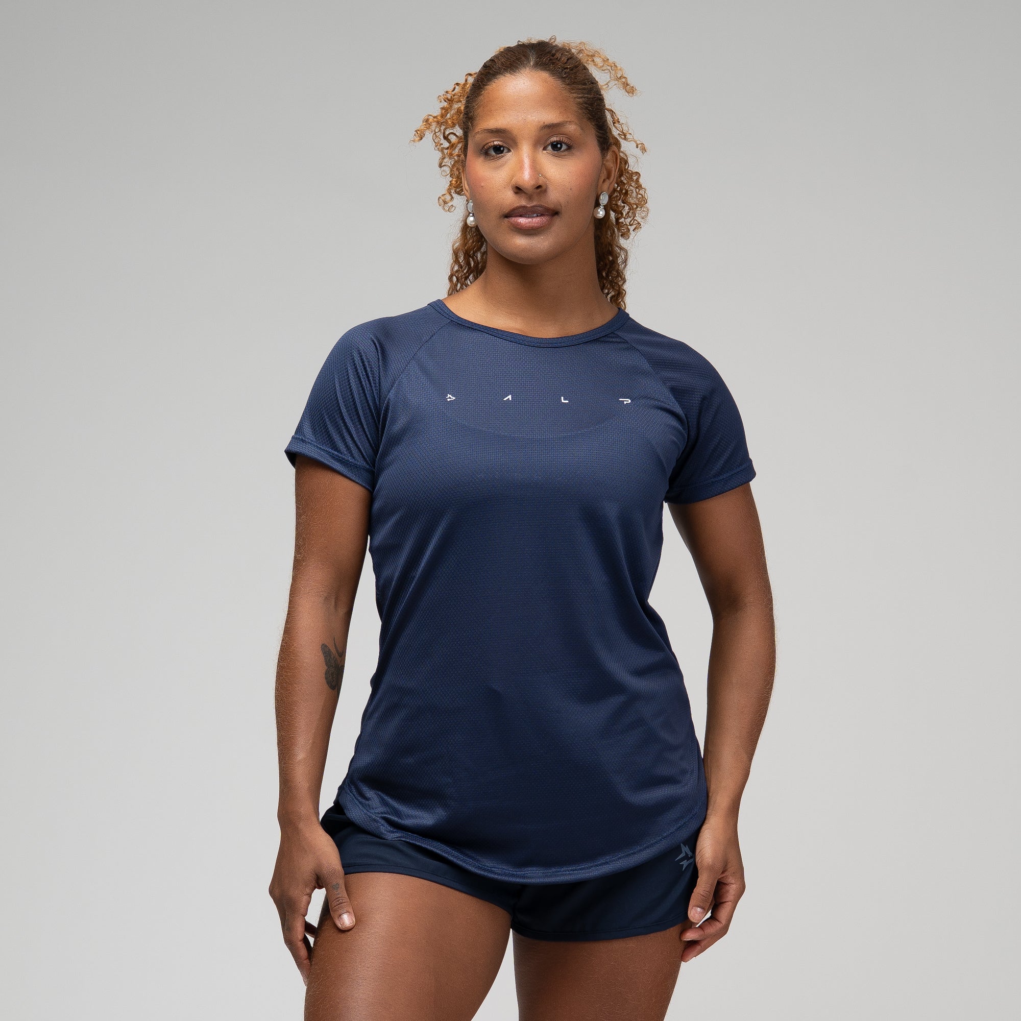 Camiseta Feminina Dry Fit Light Lupus Marinho