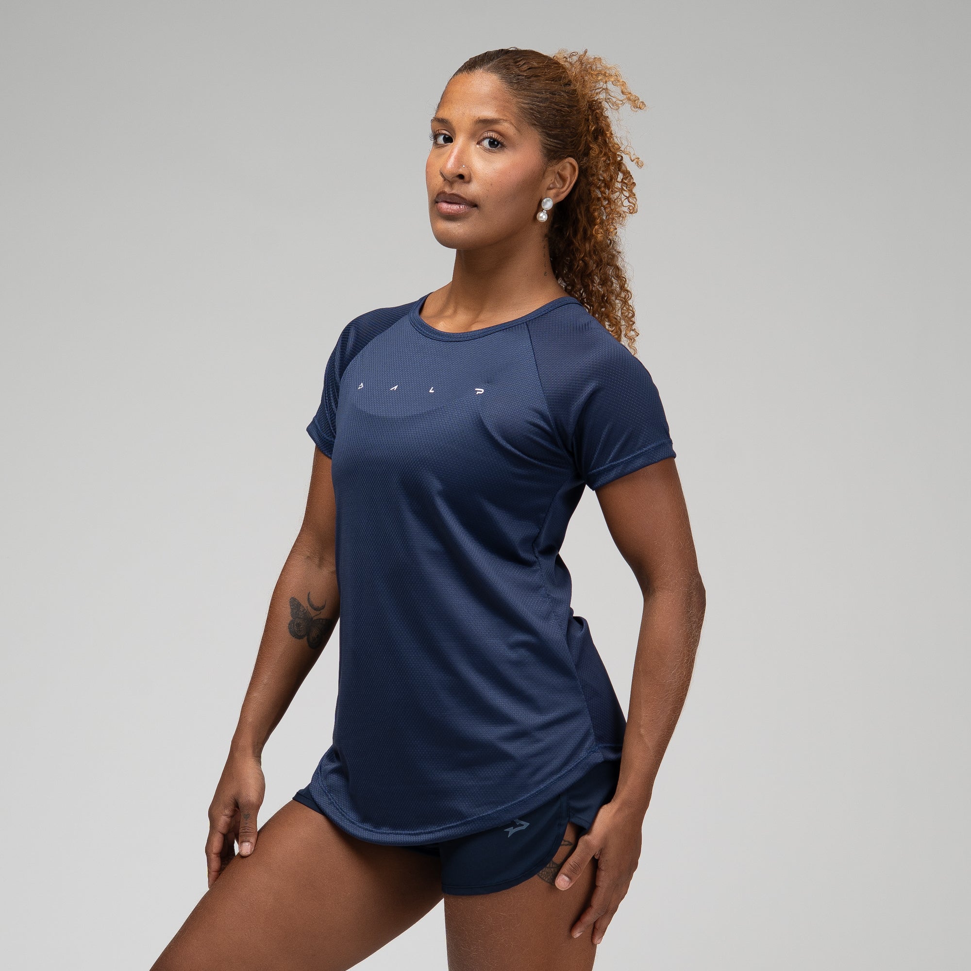 Camiseta Feminina Dry Fit Light Lupus Marinho