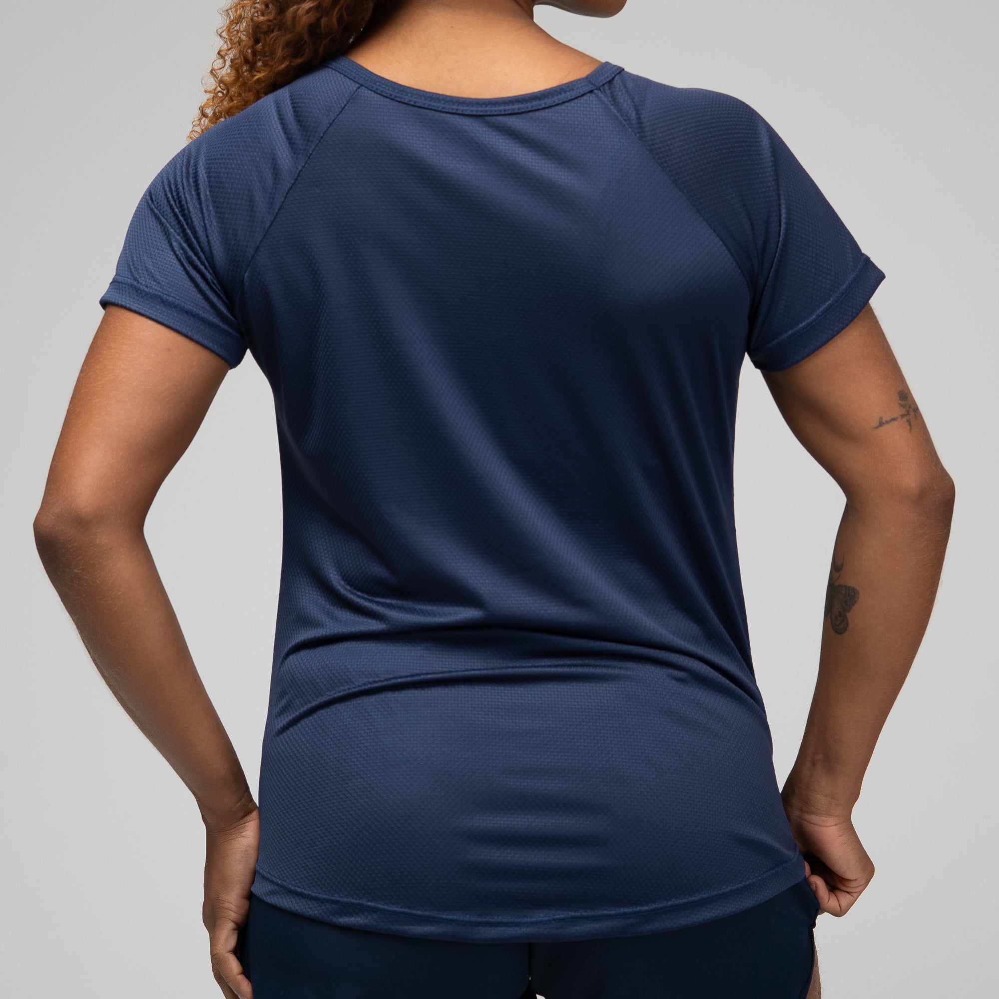 Camiseta Feminina Dry Fit Light Lupus Marinho