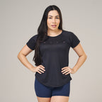 Camiseta Feminina Dry Fit Light Lupus Preto
