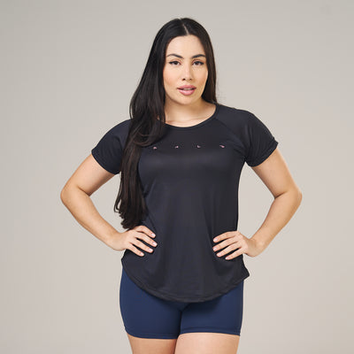 Camiseta Feminina Dry Fit Light Lupus Preto