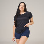 Camiseta Feminina Dry Fit Light Lupus Preto