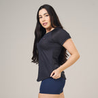 Camiseta Feminina Dry Fit Light Lupus Preto