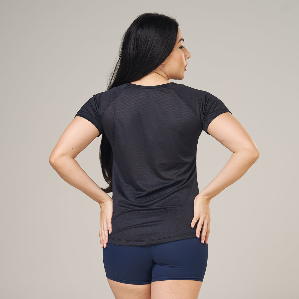 Camiseta Feminina Dry Fit Light Lupus Preto