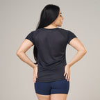 Camiseta Feminina Dry Fit Light Lupus Preto