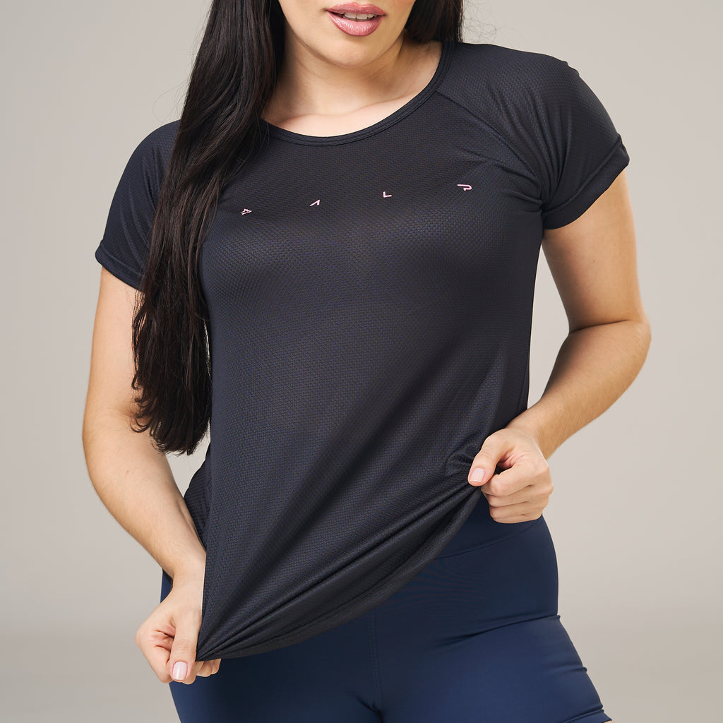 Camiseta Feminina Dry Fit Light Lupus Preto