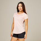 Camiseta Feminina Dry Fit Light Lupus Rosa Claro