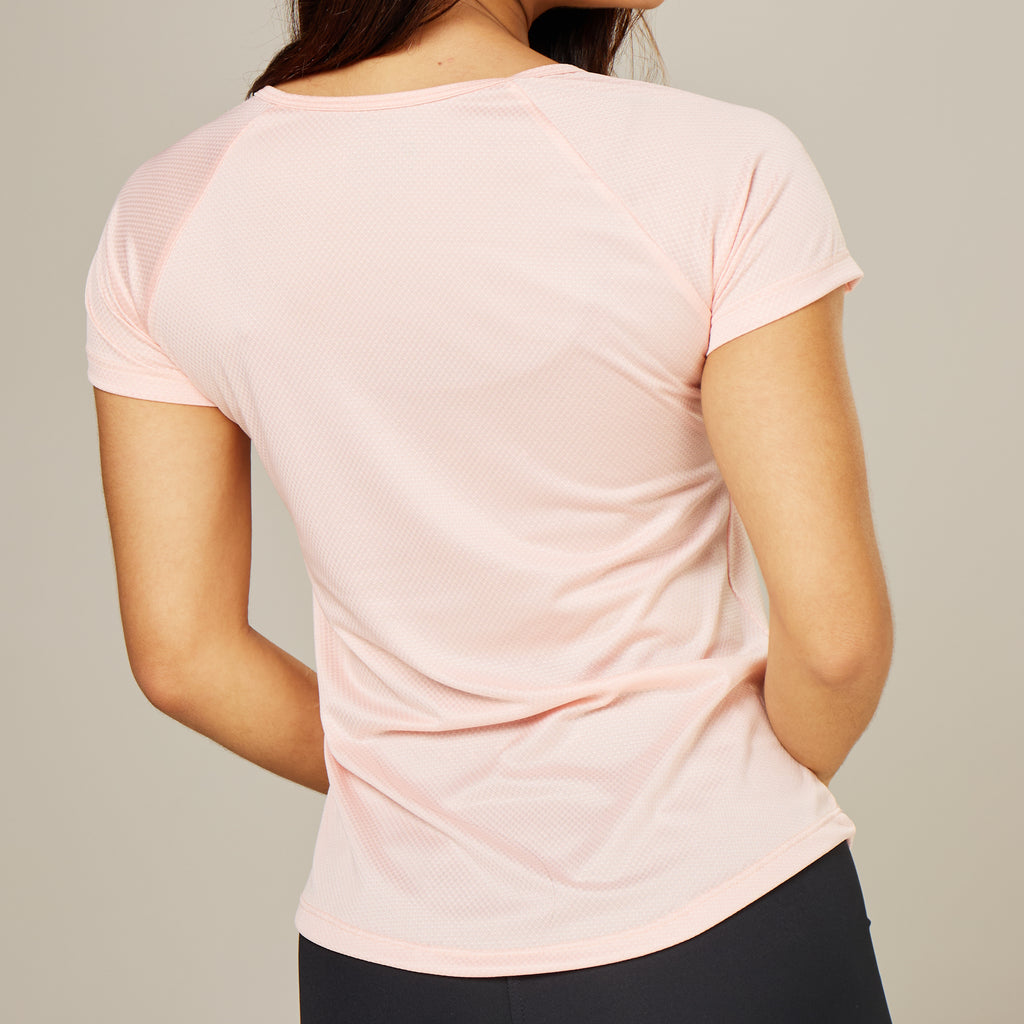 Camiseta Feminina Dry Fit Light Lupus Rosa Claro