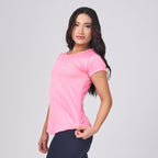 Camiseta Feminina Dry Fit Light Lupus Rosa Flamingo