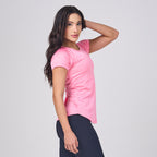 Camiseta Feminina Dry Fit Light Lupus Rosa Flamingo
