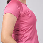 Camiseta Feminina Dry Fit New Horizon Rosa Rouge