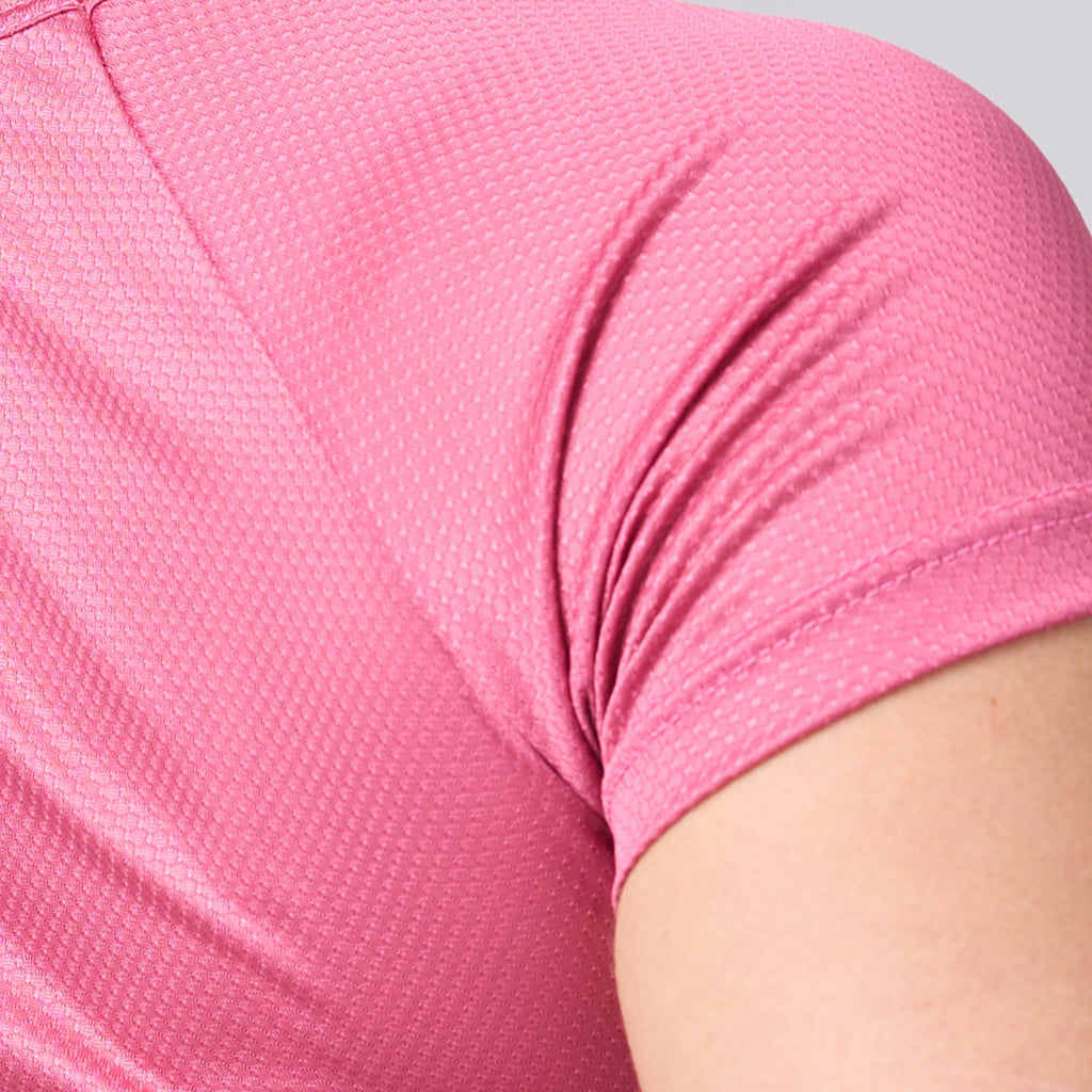 Camiseta Feminina Dry Fit New Horizon Rosa Rouge