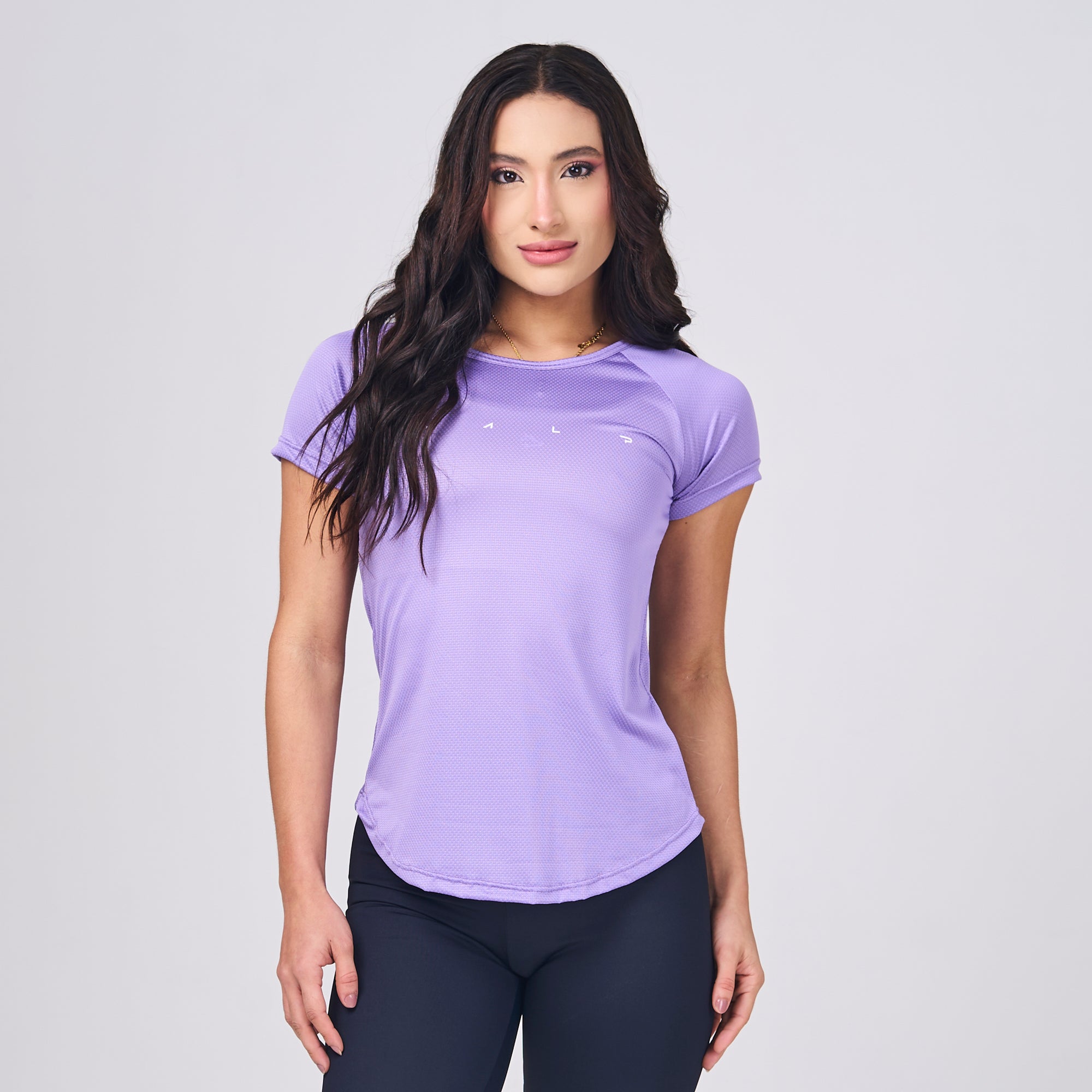 Camiseta Feminina Dry Fit Light Lupus Roxo