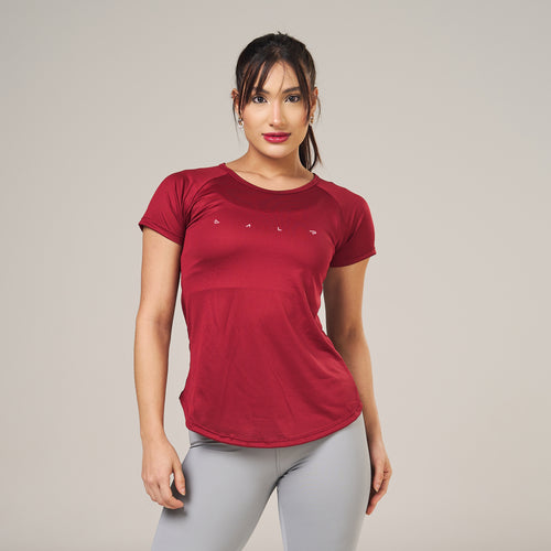 Camiseta Feminina Dry Fit Light Lupus Vermelho Biking