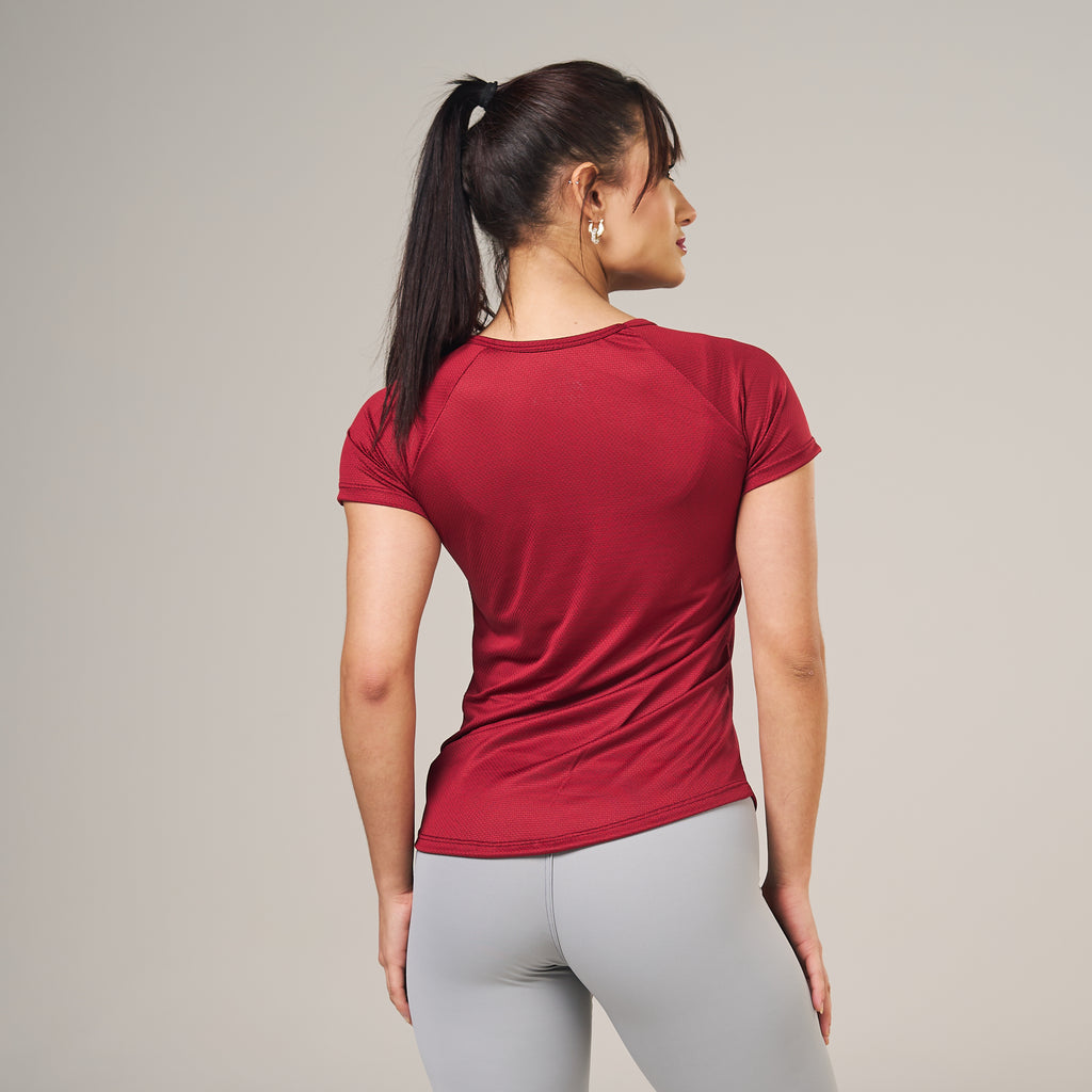 Camiseta Feminina Dry Fit Light Lupus Vermelho Biking