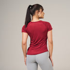 Camiseta Feminina Dry Fit Light Lupus Vermelho Biking
