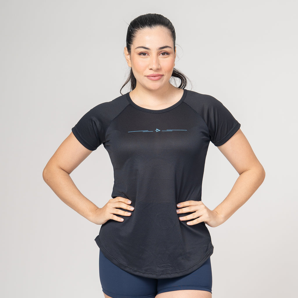 Camiseta Feminina Dry Fit Lupus Vector Preto