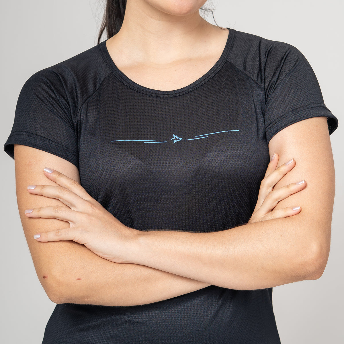 Camiseta Feminina Dry Fit Lupus Vector Preto